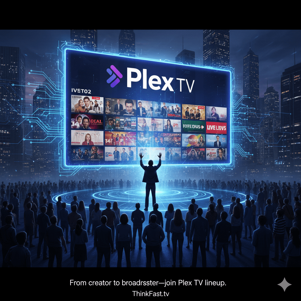 Amplify Your Content: Join the Plex TV Lineup with ThinkFast.tv