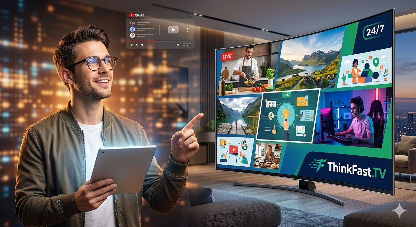 Why YouTube Creators are Moving to FAST TV with ThinkFast.TV